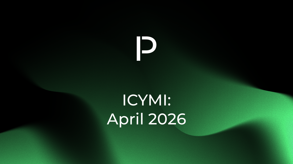 ICYMI: What We Shipped in April 2026 cover image
